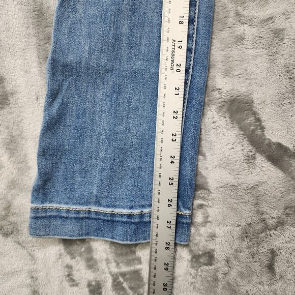 INC International Concepts Jeans Womens 4PS SHORT Blue Regular Fit Boot Cut Leg - Picture 10 of 12